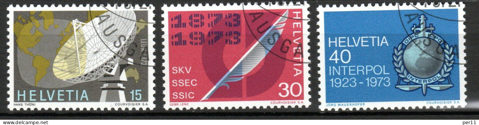 1973 ; 2 Set  Used/gest  (ch108) - Used Stamps