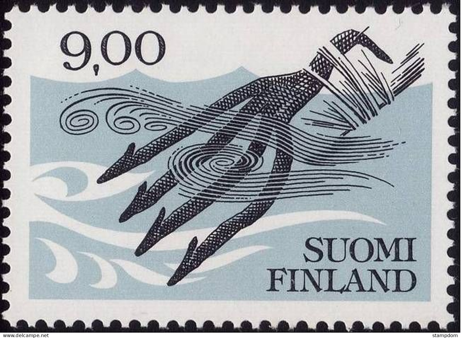FINLAND 1979 Spear 9m Sc#640 MNH @P1030 - Ongebruikt