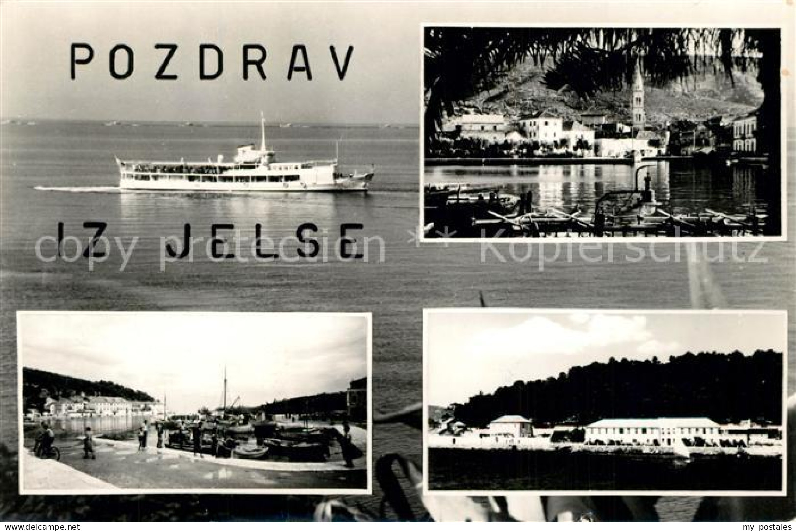 73325084 Jelsa Kroatien Fahrgastschiff Hafenpartien Jelsa Kroatien - Kroatië