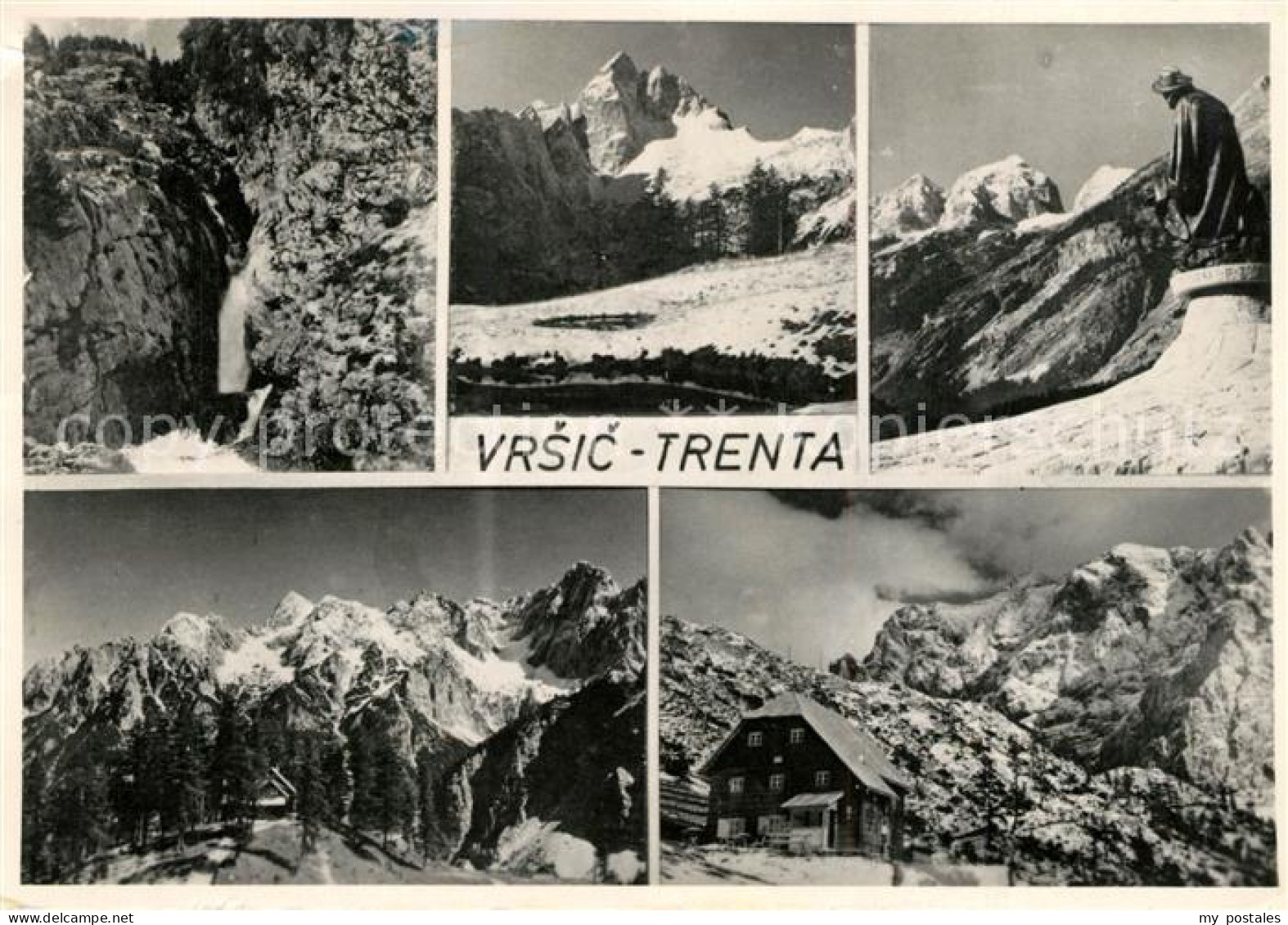 73324989 Vrsic Berghaus Denkmal Gebirgspanorama Vrsic - Eslovenia