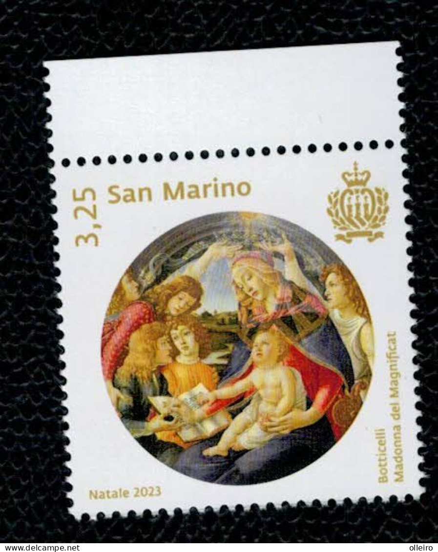 San Marino 2023 Natale Christmas Noel Weihnachten 1v Complete Set ** MNH - Ungebraucht