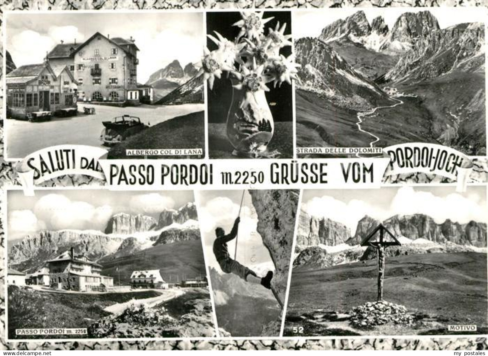 73324964 Pordoijoch Passo Pordoi Albergo Col Di Lana Dolomiti Gebirgspass Dolomi - Sonstige & Ohne Zuordnung