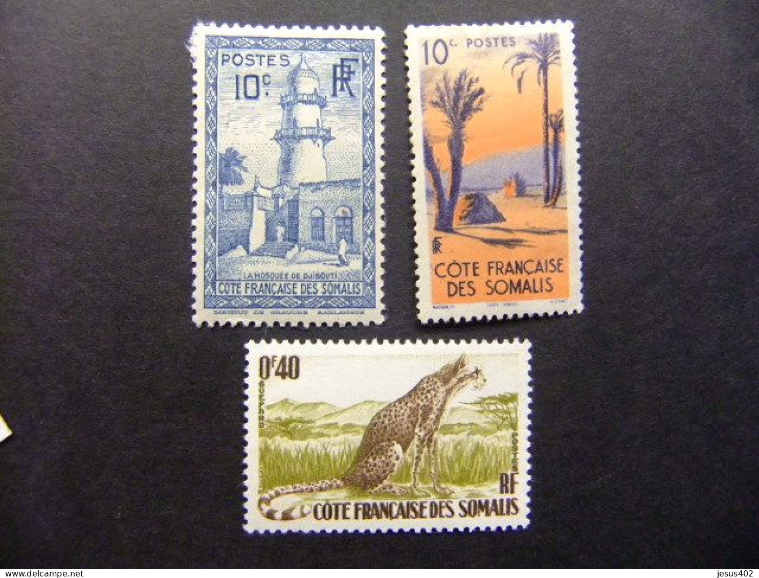 56 COTE DES SOMALIS COSTA DE SOMALIA / TRES SELLOS / YVERT 152 + 264 + 288 MH - Unused Stamps