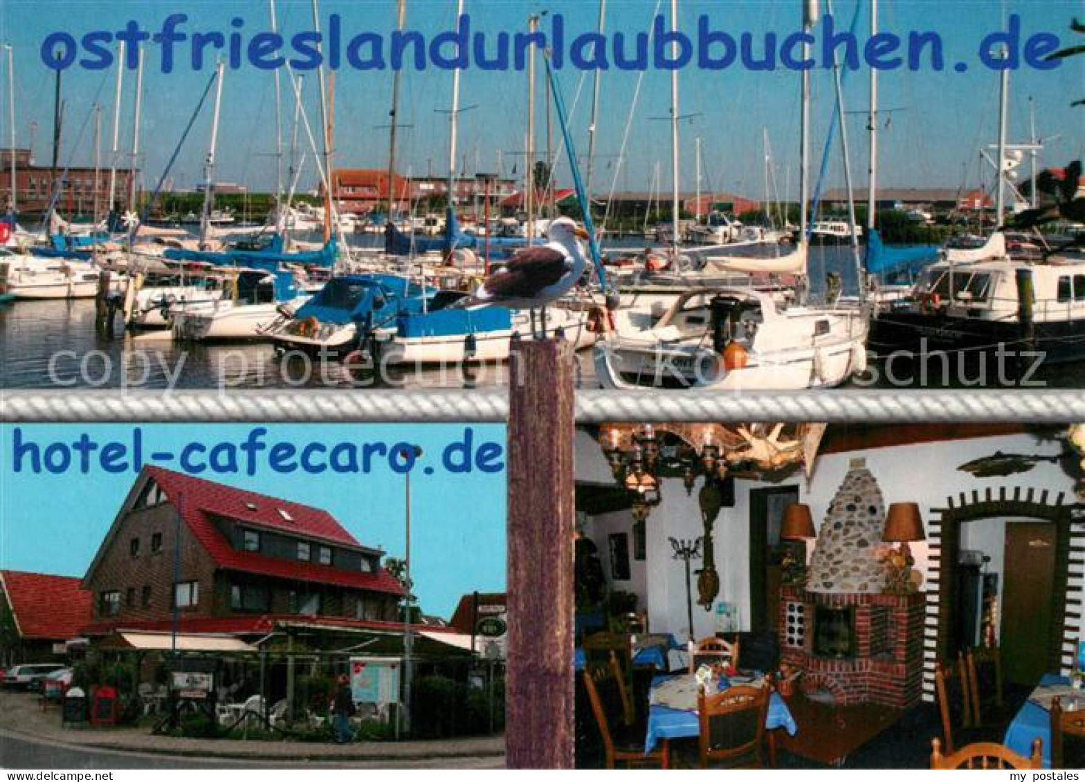 73324910 Carolinensiel Ostfriesland Hotel Cafe Caro Restaurant Hafen Carolinensi - Wittmund