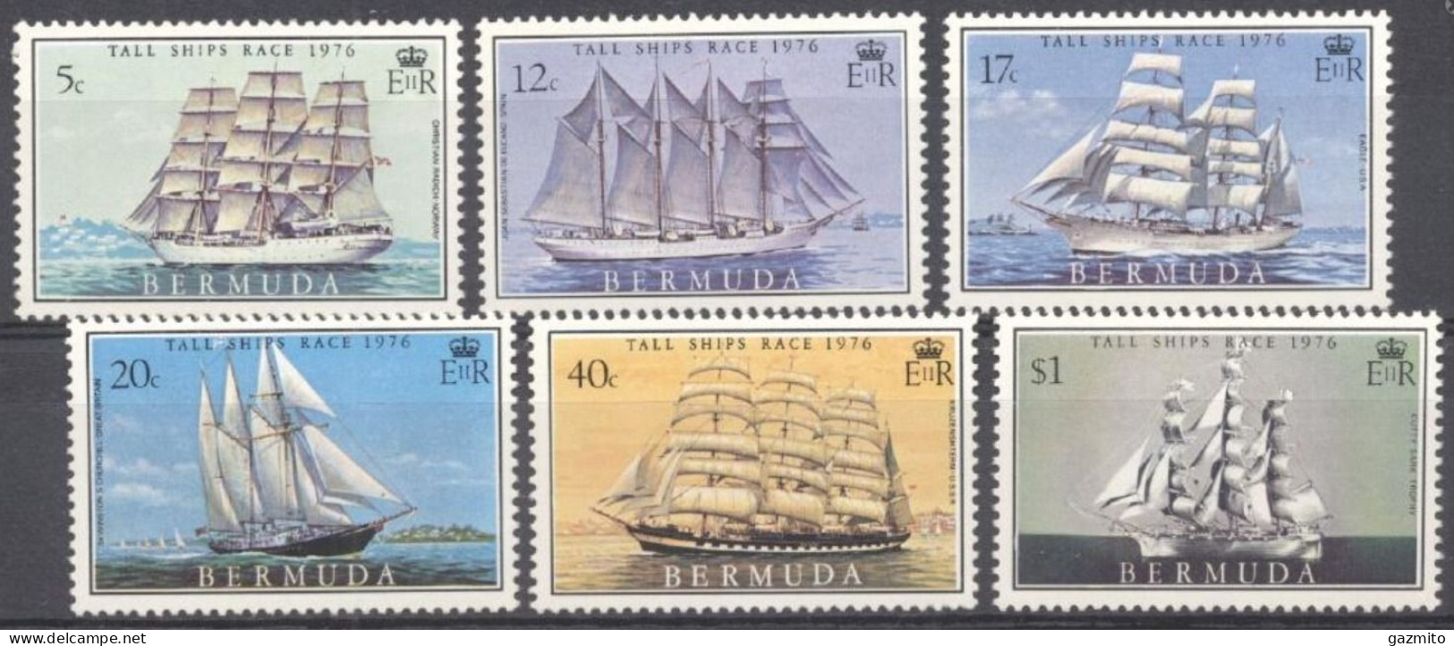 Bermuda 1976, Tall Ships, 6val - Bermudes