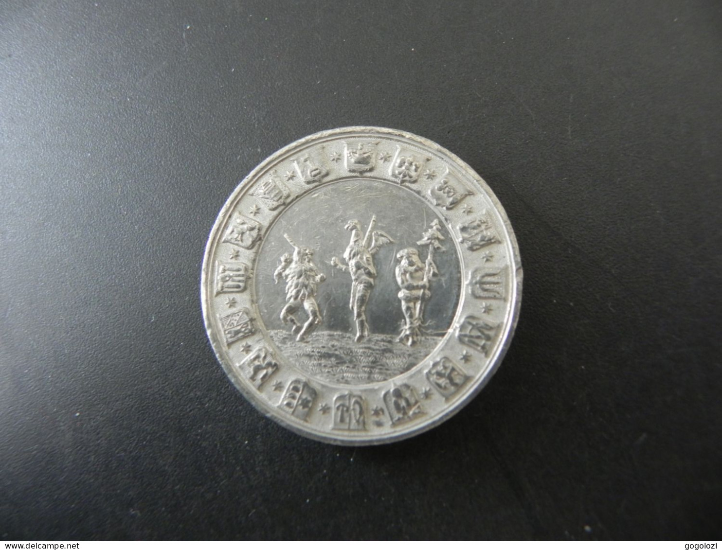 Medaille Medal - Schweiz Suisse Switzerland - 500 Jährige Gedenkfeier Vereinigung Gross & Klein Basel 1892 - Otros & Sin Clasificación
