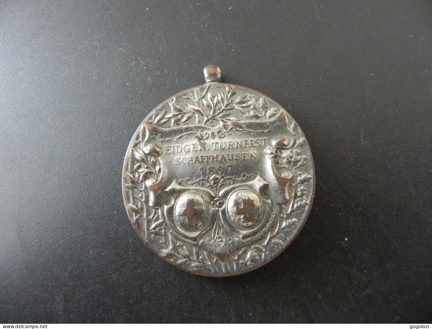 Medaille Medal - Schweiz Suisse Switzerland - Eidg. Turnfest Schaffhausen 1897 - Other & Unclassified