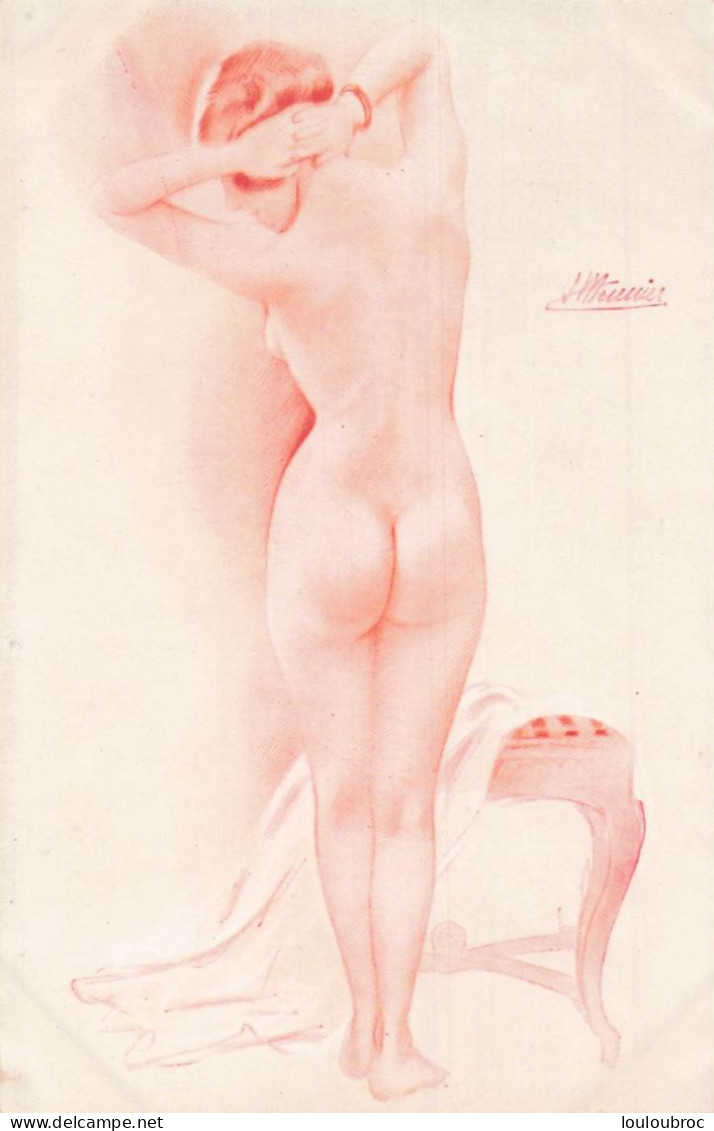 SUZANNE  MEUNIER ETUDE DE NU FEMME NUE SANGUINE R2 - Meunier, S.