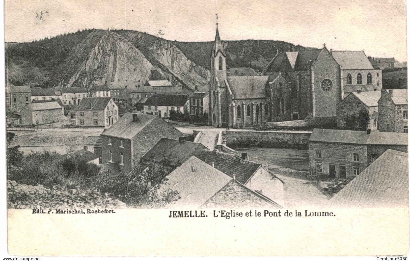 (471) Jemelle   Eglise Et Pont De La L'Homme - Rochefort