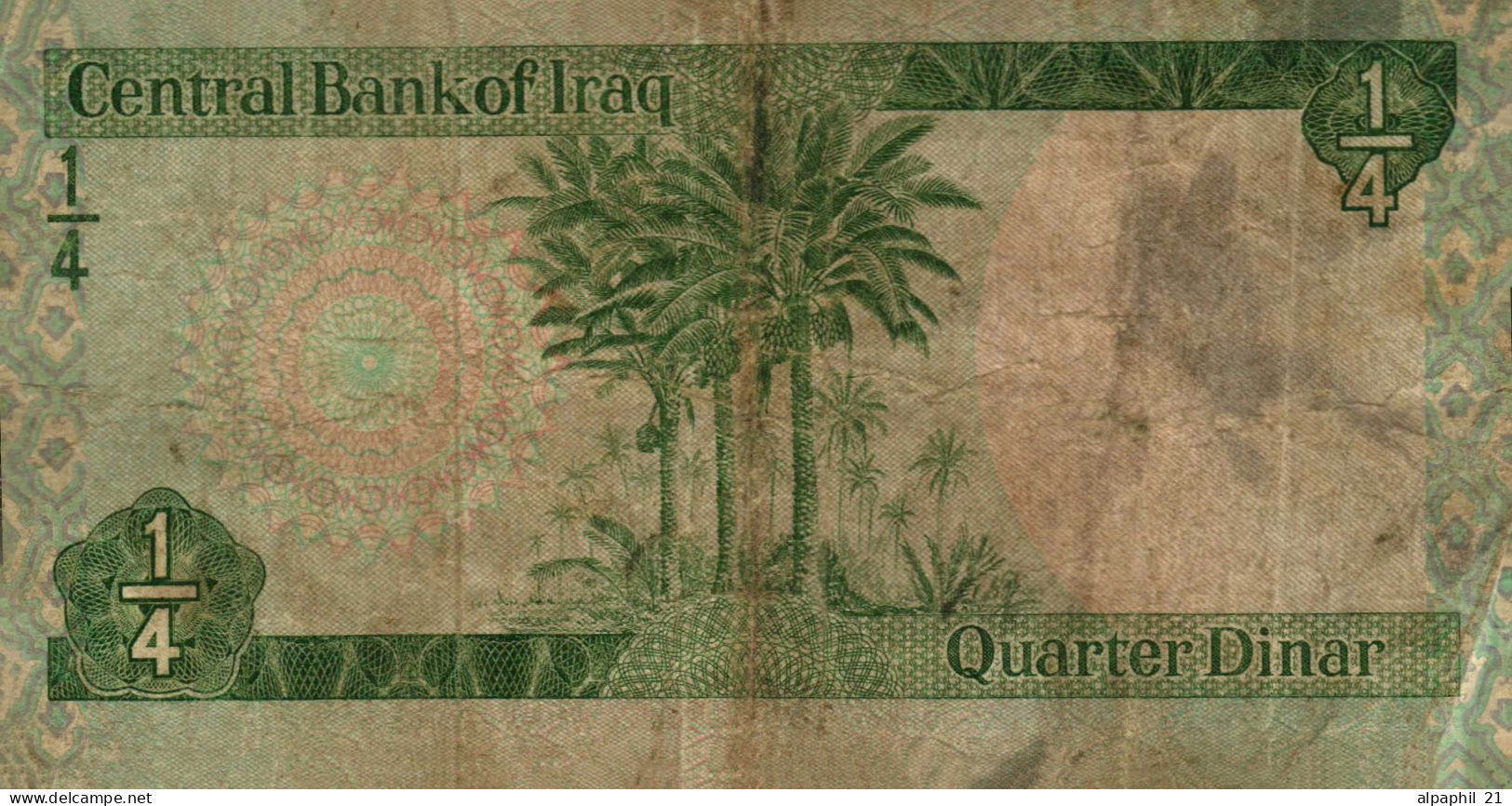 IRAQ,  ¼ Dinar - Irak