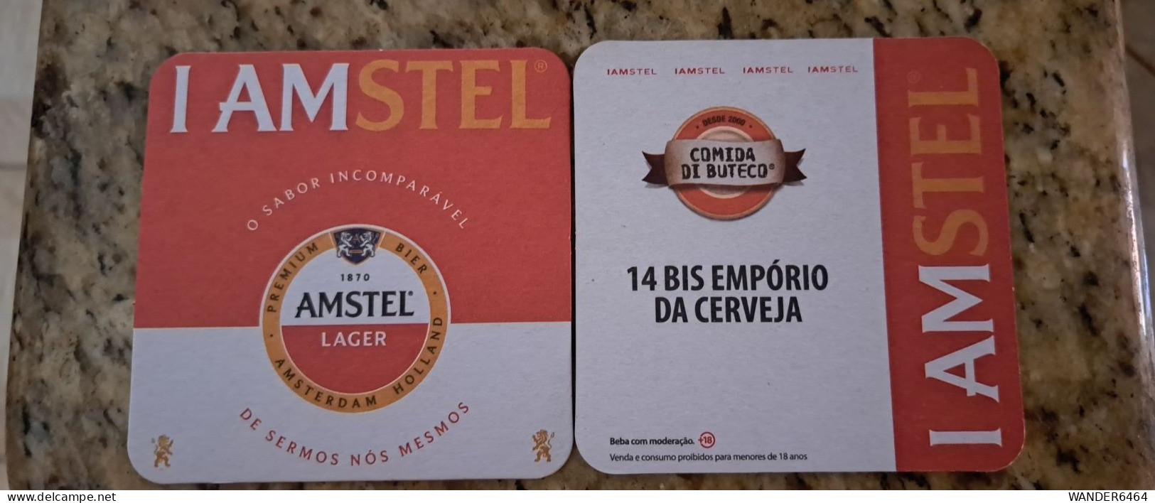 AMSTEL BRAZIL BREWERY  BEER  MATS - COASTERS #062 - Sotto-boccale