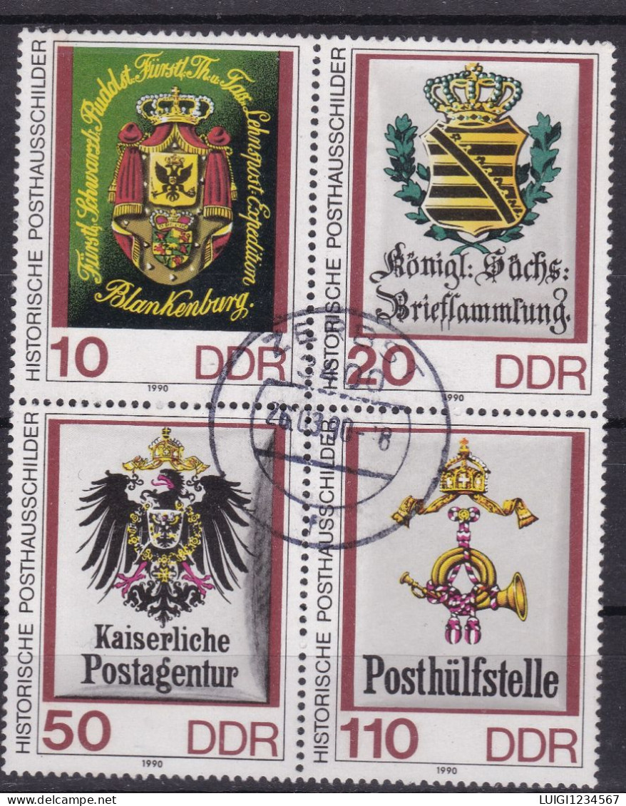 MICHEL  VIERERBLOCK - Used Stamps