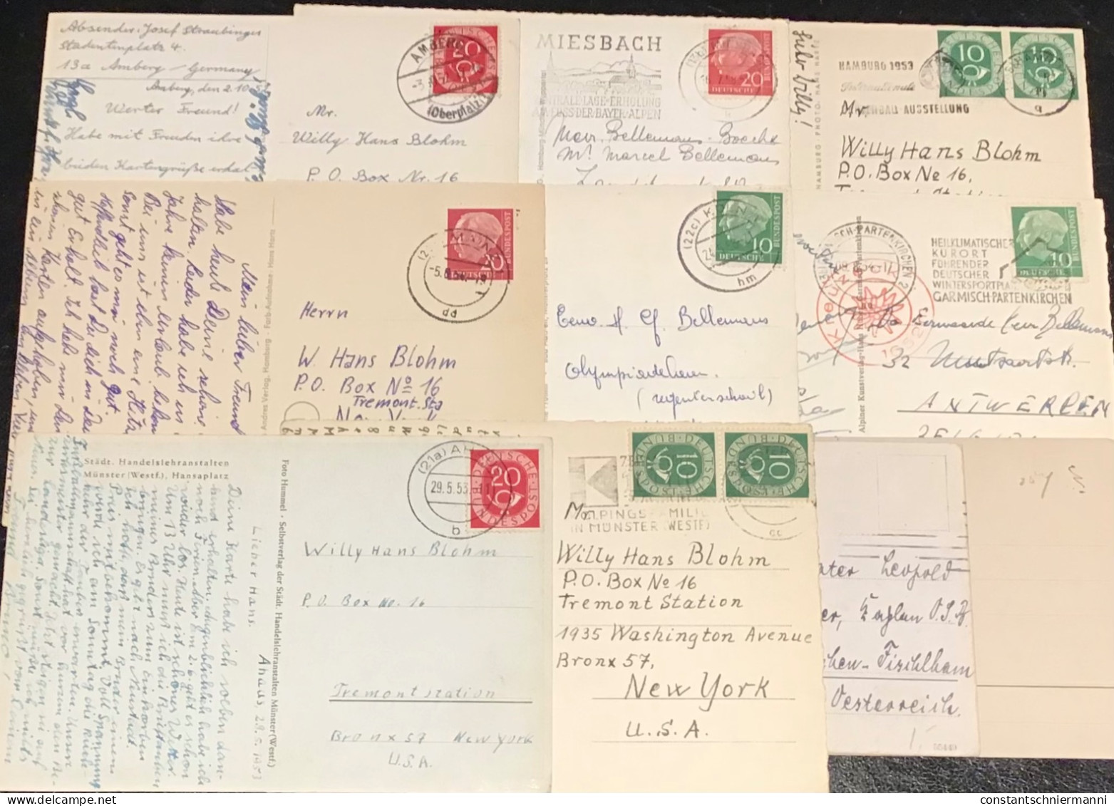 Bundes Gelopen Kaarten - Storia Postale