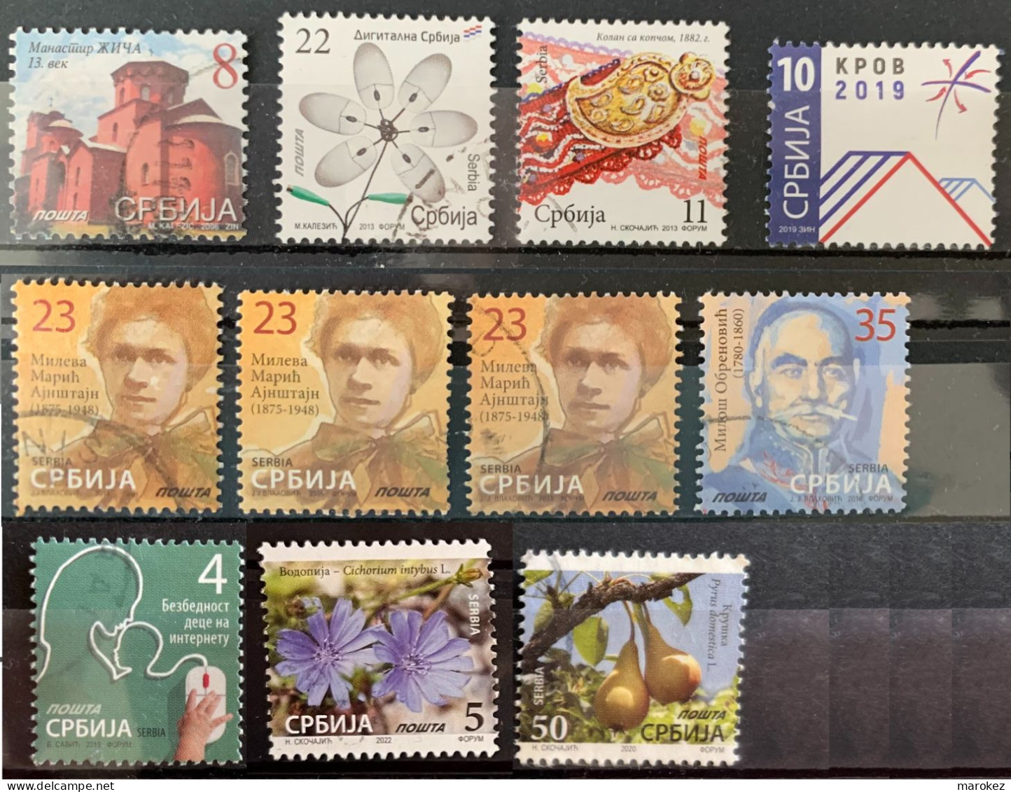 SERBIA 2006-2020 Definitives & Compulsory Surtax Stamps - Postally Used MICHEL # 152,273,430,549,649,886,Z91,980,926II - Serbien