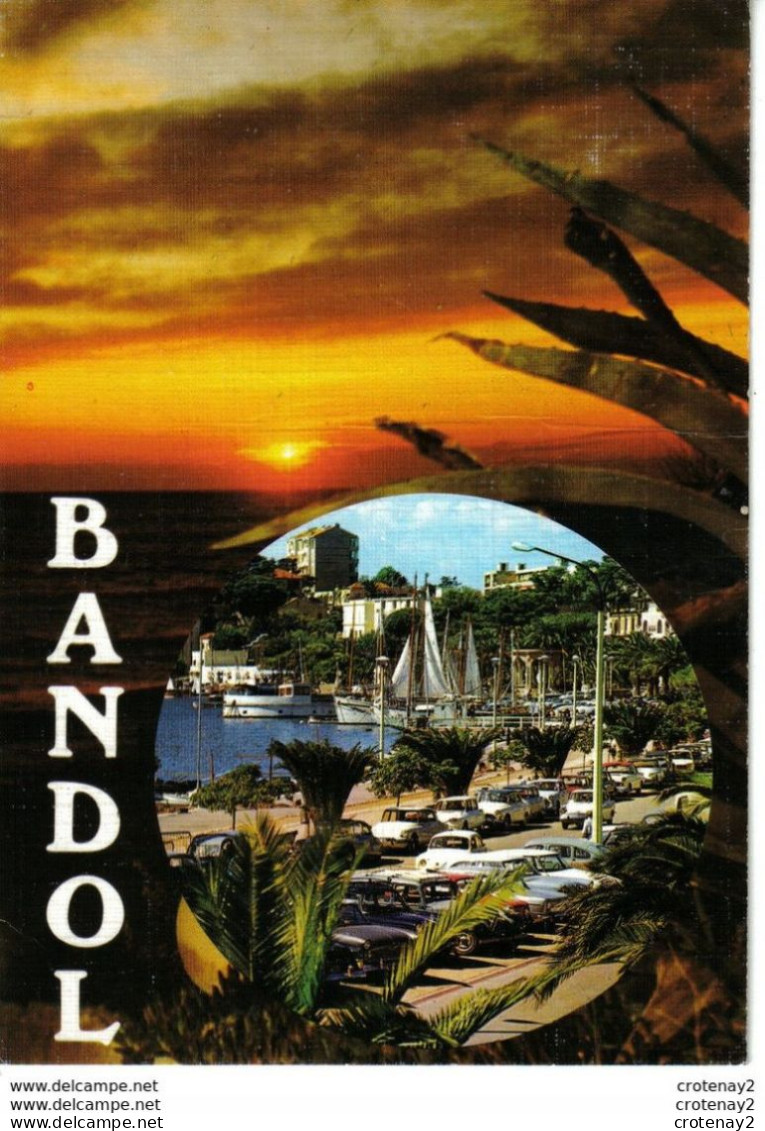 83 BANDOL N°618 Souvenir De 1988 Simca Ariane P60 Citroën Traction DS Ami 6 2CV Camionnette Traction Ford Anglia - Bandol