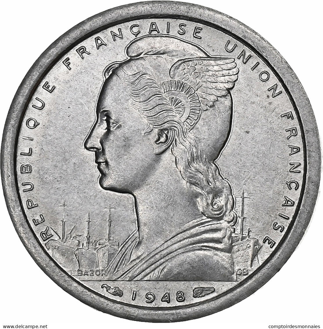 Cameroun, Franc, 1948, Paris, Aluminium, FDC, KM:8 - Kameroen