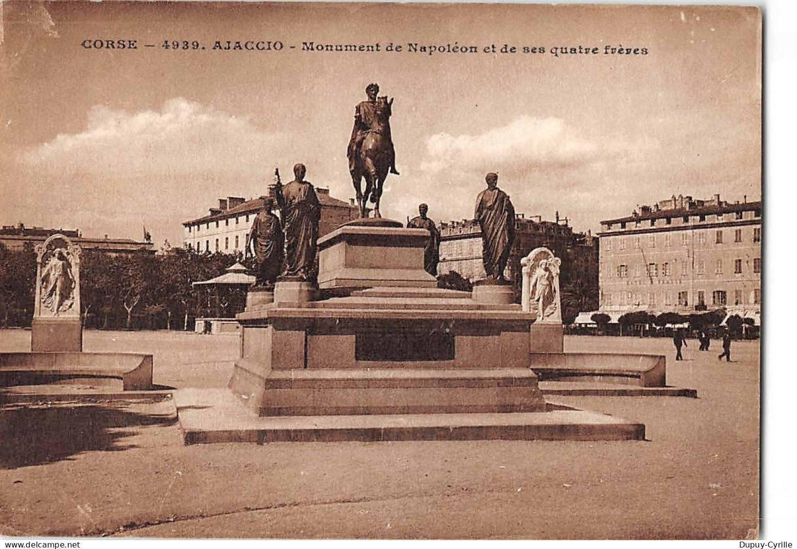 AJACCIO - Monument De Napoléon Et De Ses Quatre Frères - Très Bon état - Ajaccio