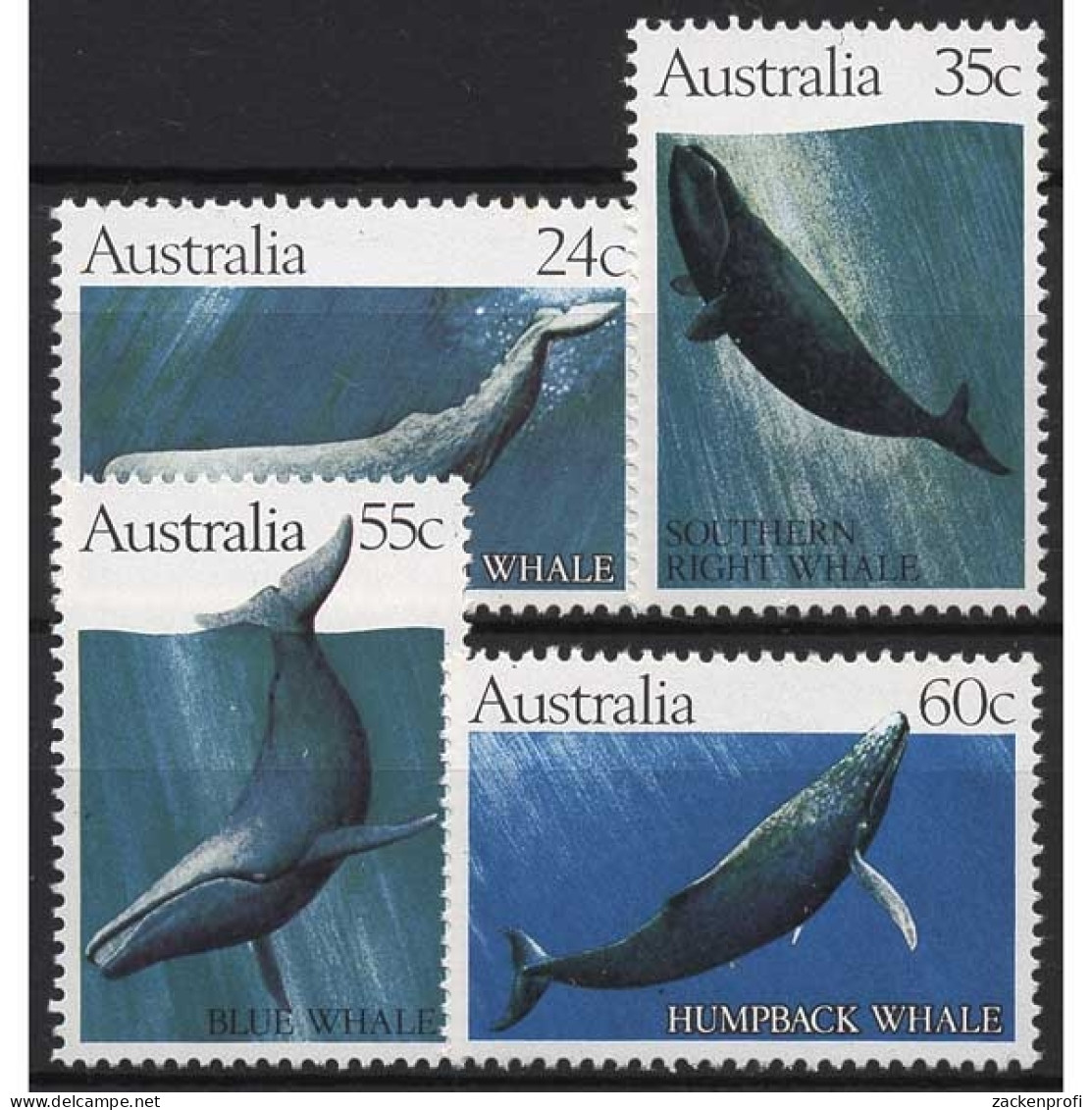 Australien 1982 Wale Buckelwal Pottwal 777/80 Postfrisch - Ongebruikt