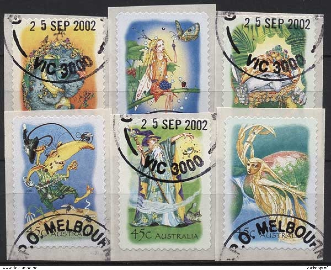 Australien 2002 Geheimnisvoller Regenwald 2175/80 Gestempelt - Used Stamps