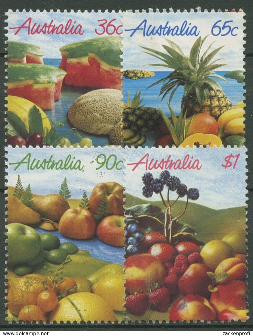Australien 1987 Einheimische Früchte 1019/22 Gestempelt - Gebruikt
