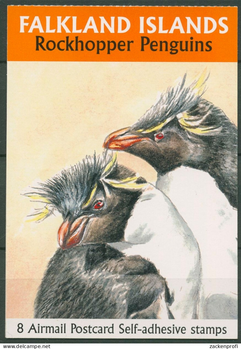 Falkland 2003 Vögel Felsenpinguin Markenheftchen 884 MH Postfrisch (C29172) - Falklandinseln