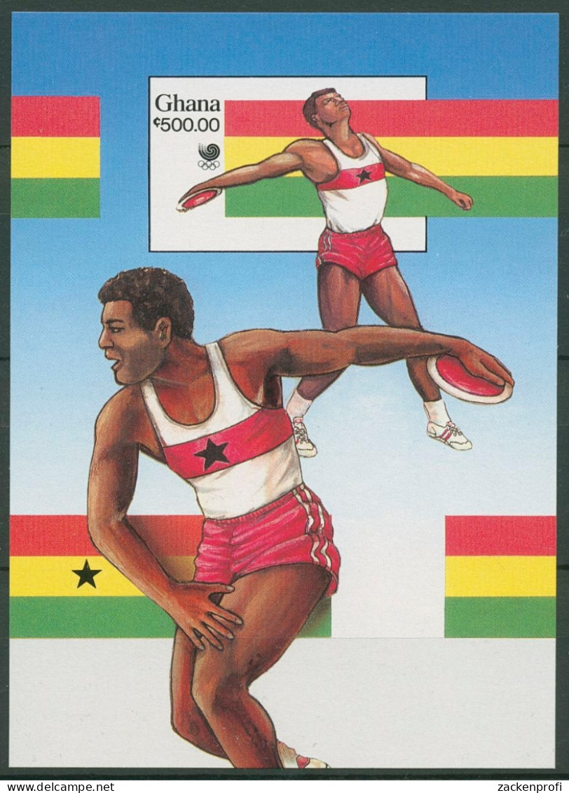 Ghana 1988 Olympische Sommerspiele Seoul Block 131 B Postfrisch (C29851) - Ghana (1957-...)