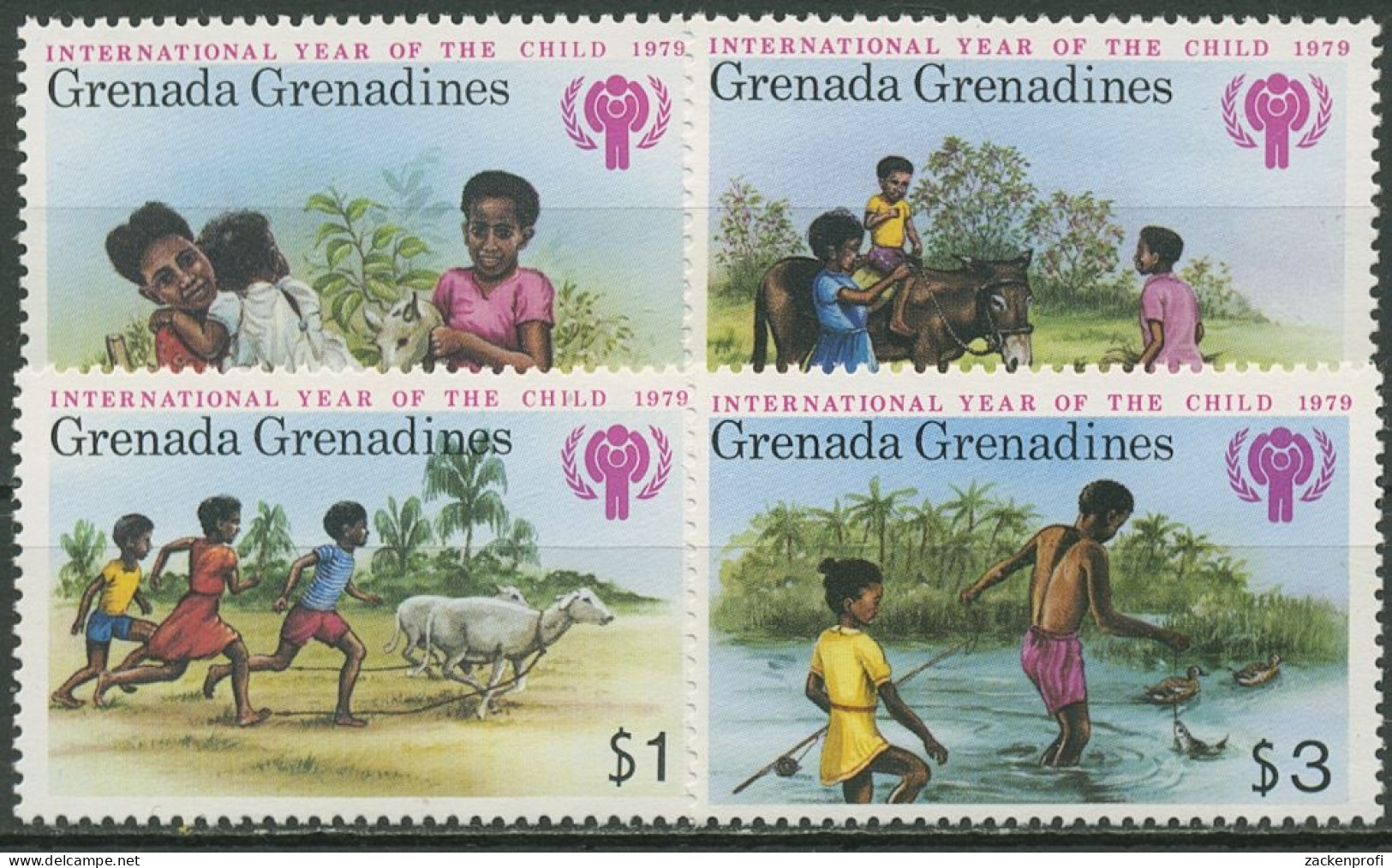 Grenada-Grenadinen 1979 Jahr Des Kindes 325/28 Postfrisch - Grenada (1974-...)