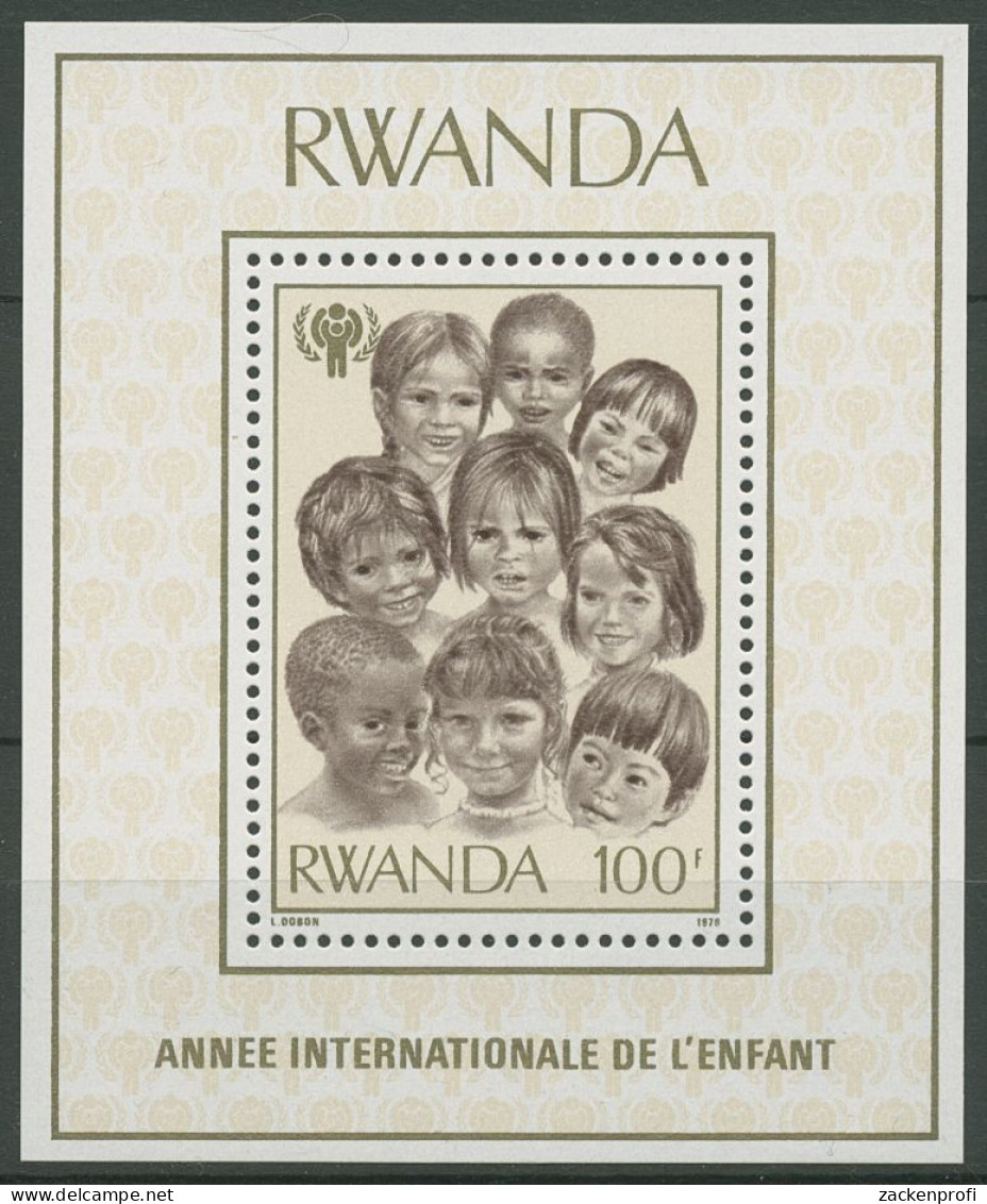 Ruanda 1979 Internationales Jahr Des Kindes Block 86 Postfrisch (C29864) - Nuevos