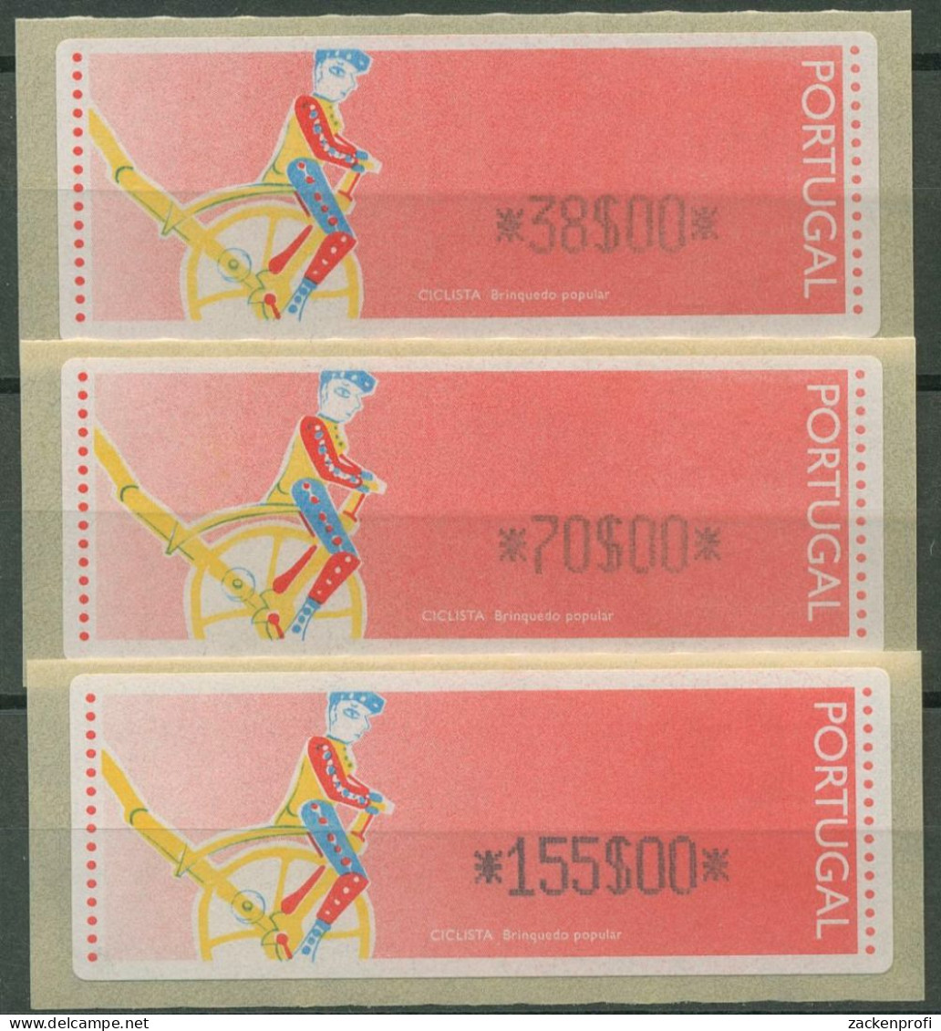 Portugal ATM 1992 Spielzeuge Tasten- Satz 3 Werte 38/70/155 ATM 6 S2 Postfrisch - Timbres De Distributeurs [ATM]