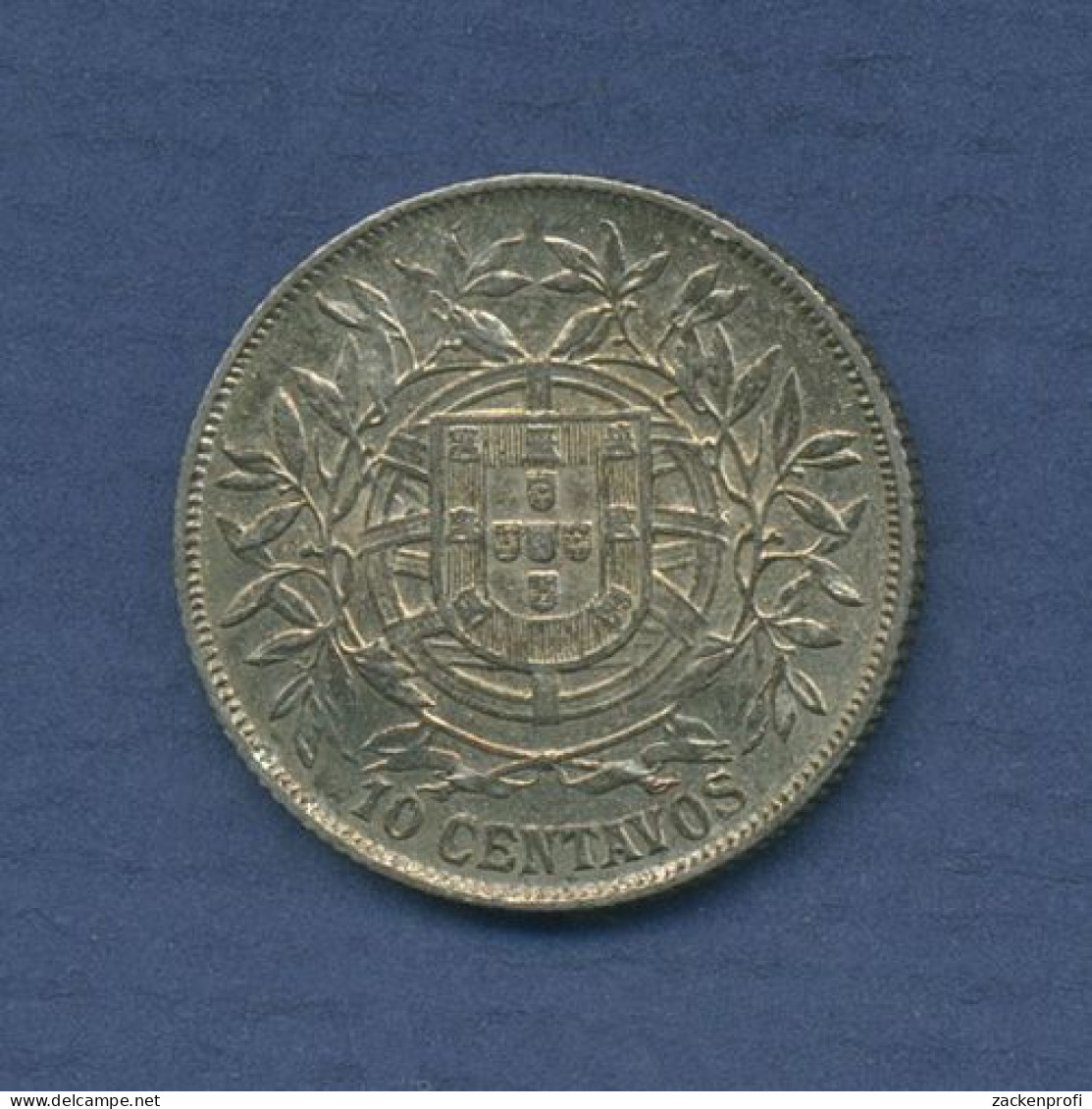 Portugal 10 Centavos 1915, Kopf Der Freiheit, KM 563 Vz/st (m3601) - Portugal