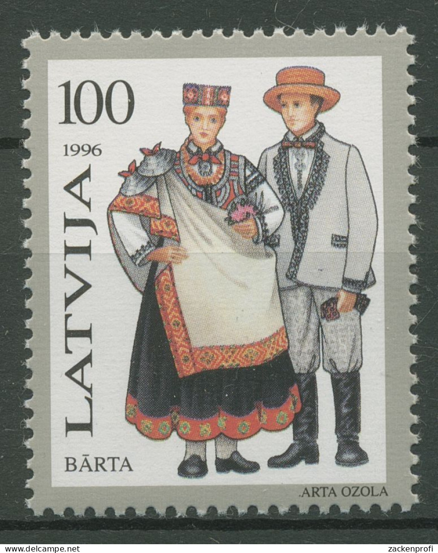 Lettland 1996 Trachten Blockeinzelmarke 425 Postfrisch - Latvia