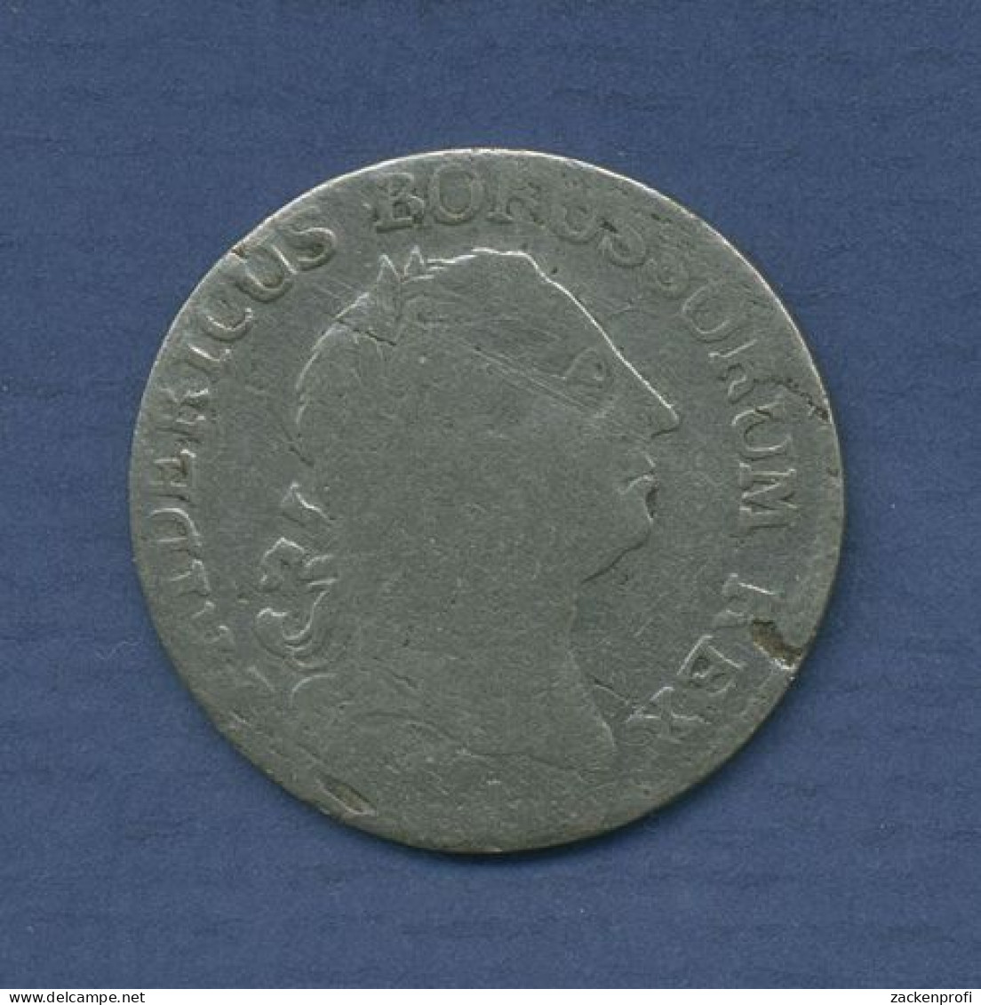 Preußen 1/6 Reichstaler 1764 A, Friedrich II., S/ss (m3595) - Kleine Munten & Andere Onderverdelingen
