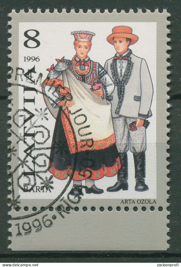 Lettland 1996 Trachten 424 Gestempelt - Lettonia