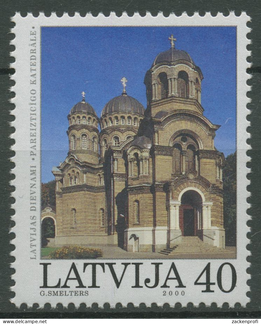 Lettland 2000 Kirchen Ortodoxe Kirche Riga 532 Postfrisch - Latvia