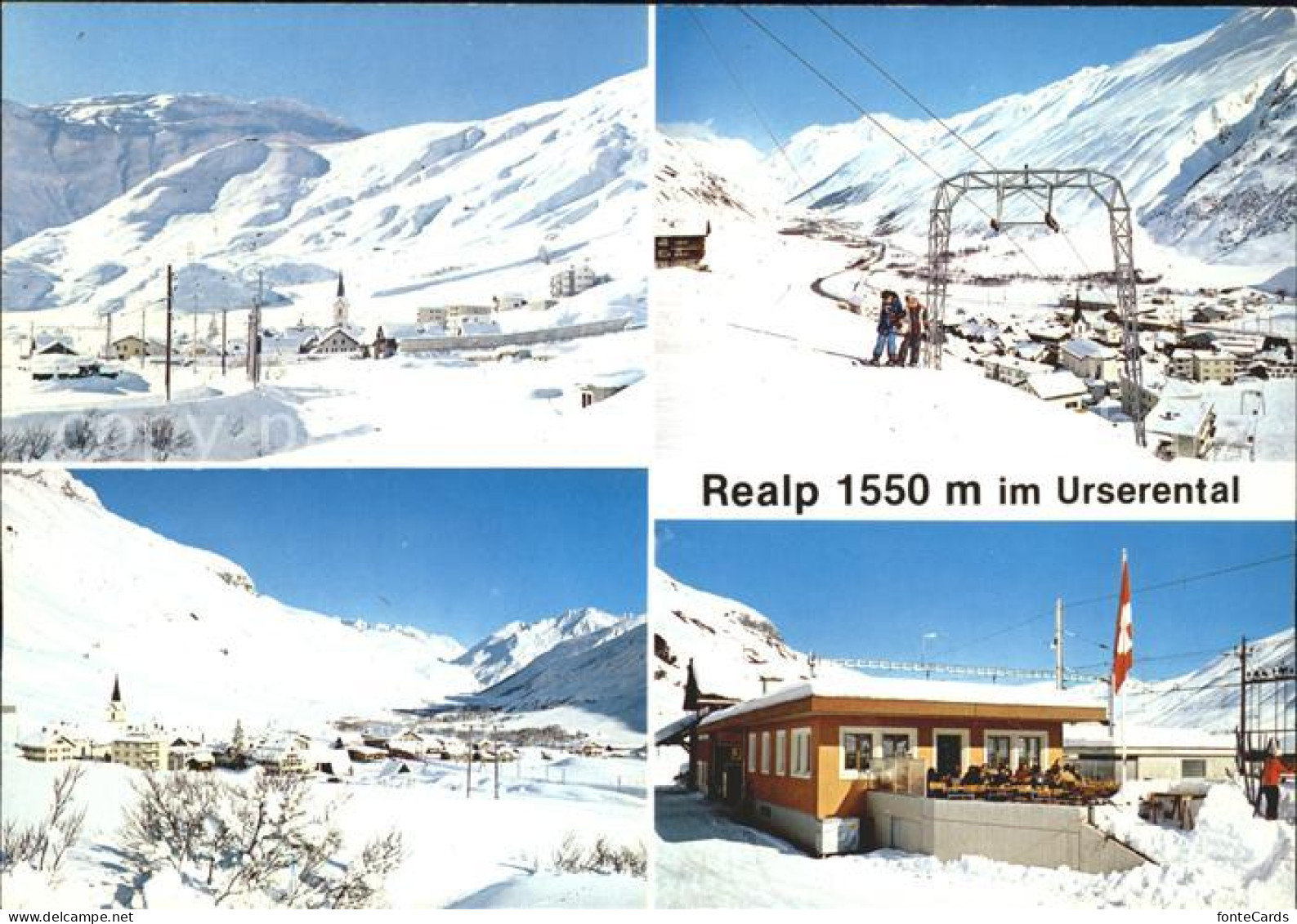 11695544 Realp Im Urserental Skilift Restaurant Realp - Andere & Zonder Classificatie