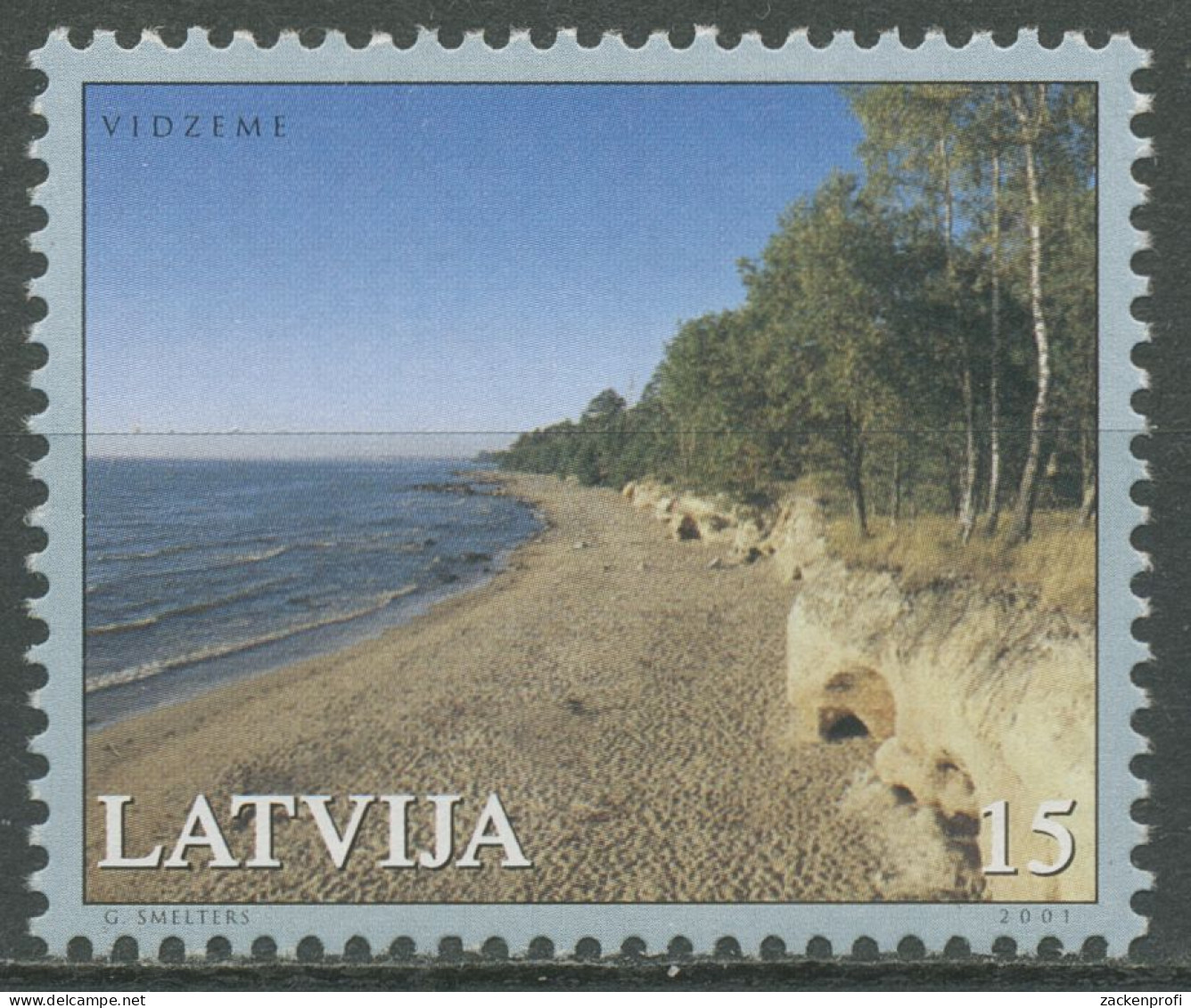 Lettland 2001 Baltische Ostsee Küste 551 Postfrisch - Latvia