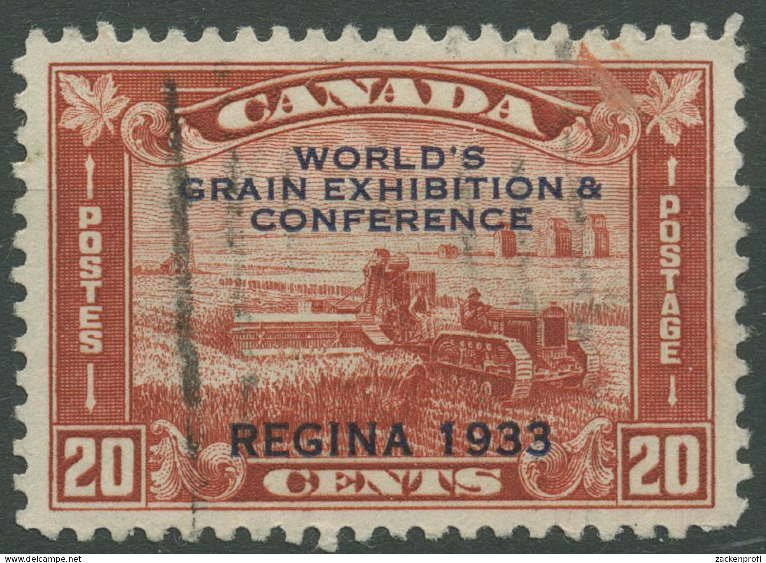 Kanada 1933 Getreide-Weltausstellung In Regina 173 Gestempelt - Used Stamps