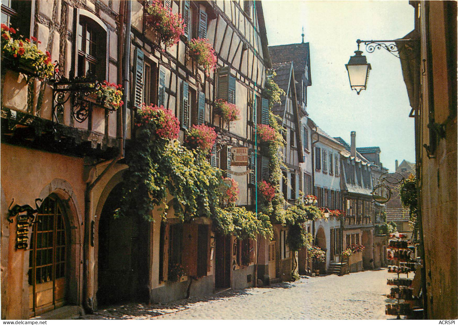 68 Riquewihr Les Vieilles Maisons Fleuries Et La Grande Rue N° 8 \MM5005 - Riquewihr