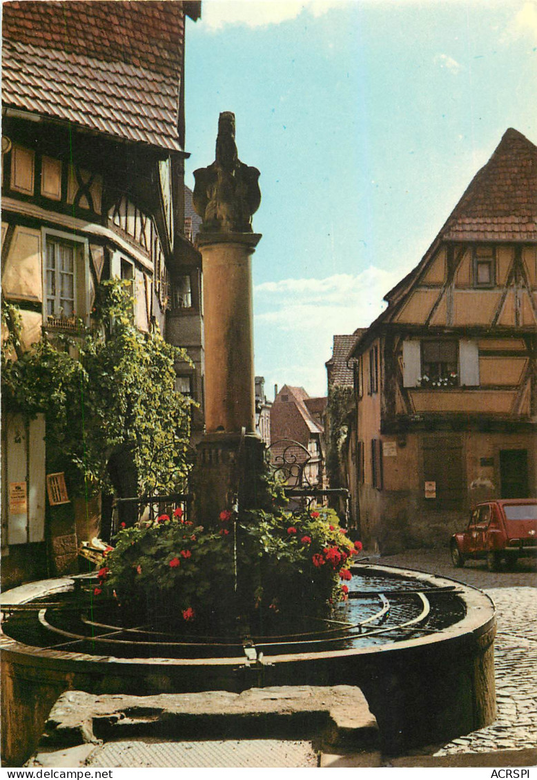 68 Riquewihr La Fontaine De La Sinne Et Les Vieilles Maisons N° 27 \MM5005 - Riquewihr