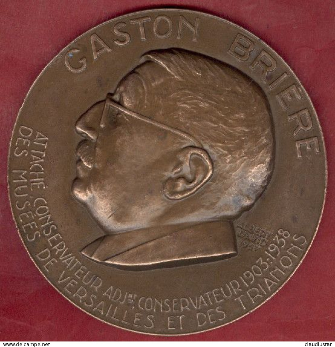 ** MEDAILLE  GASTON  BRIERE  -  1903 - 1938  -  VERSAILLES  Et  TRIANONS ** - Other & Unclassified