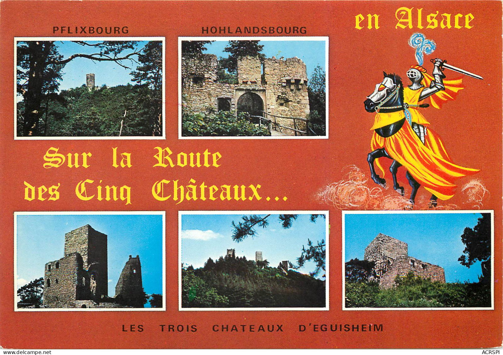 68 Eguisheim Sur La Route Des Cinq Châteaux N° 16 \MM5007 - Sonstige & Ohne Zuordnung