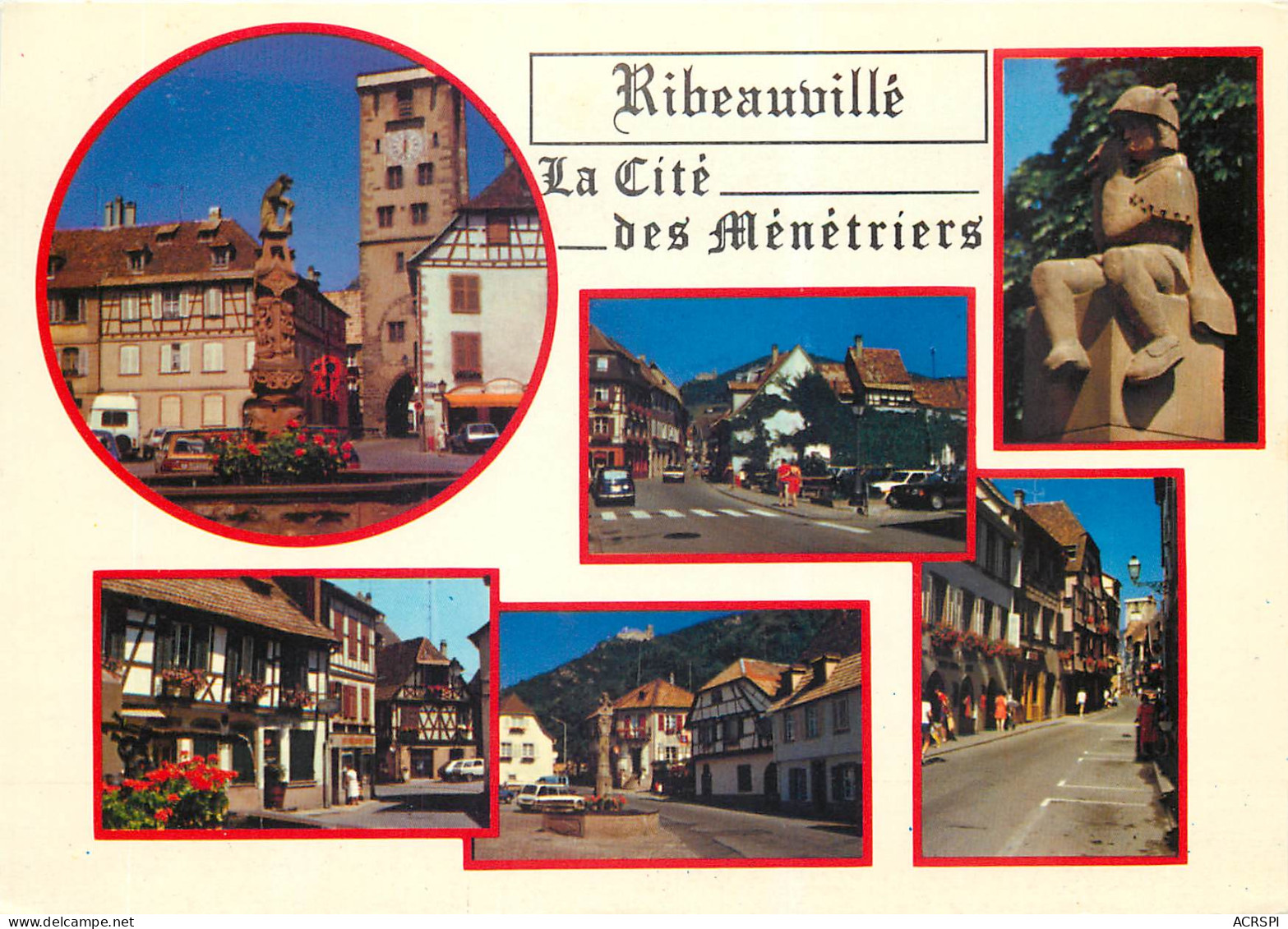 68 Ribeauvillé La Cité Des Ménétriers Multivue  N°20 \MM5009 - Ribeauvillé