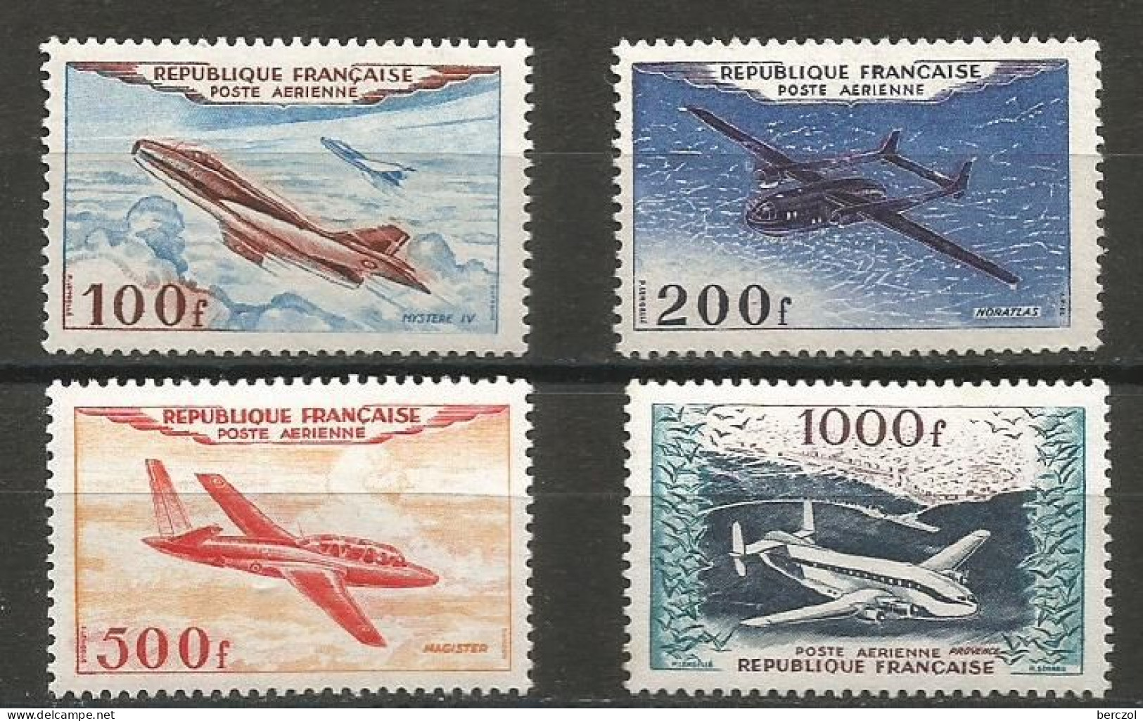  FRANCE ANNEE 1954 PA N°30 à 33 NEUFS** MNH TB COTE 400,00 €  - 1927-1959 Ungebraucht