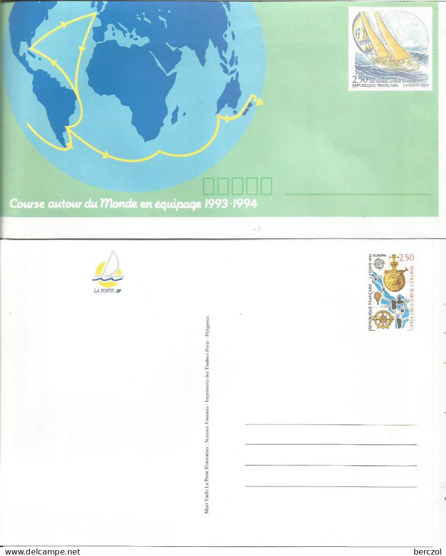 FRANCE ANNEE 1984/1993 LOT DE 52 ENTIERS CP,E, NEUFS ** ET OBLIT. TB VOIR SCANS POUR LE DETAIL DU LOT