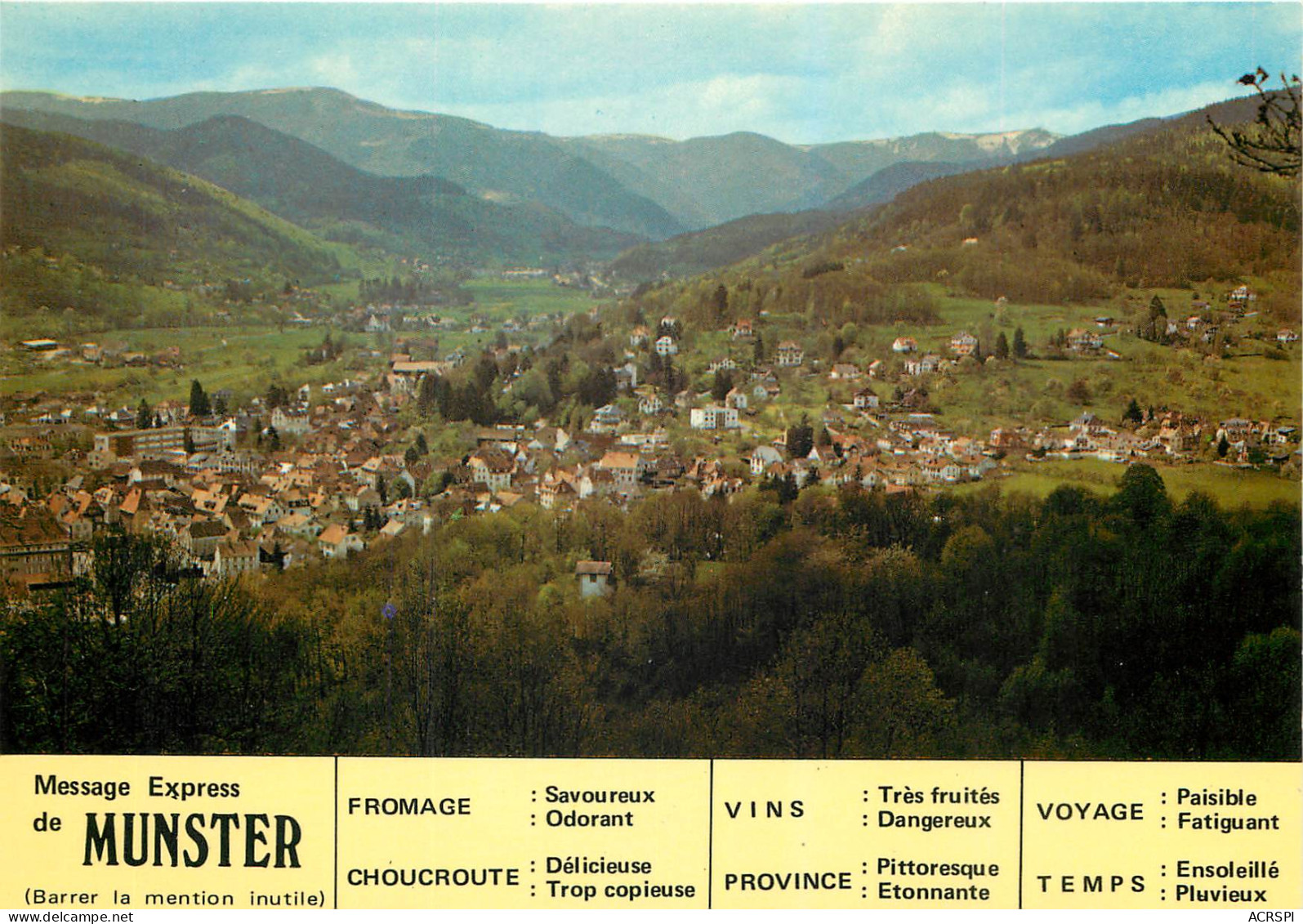 68 Muster Grande Vallée Et Le Rothenbachkopff Enneigé N° 35 \MM5011 - Munster