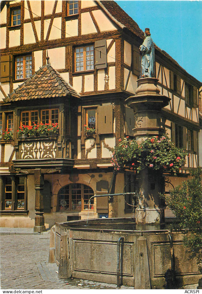 68 Turckheim Fontaines Et Ses Vieilles Maisons Fleuries  N° 41 \MM5011 - Turckheim