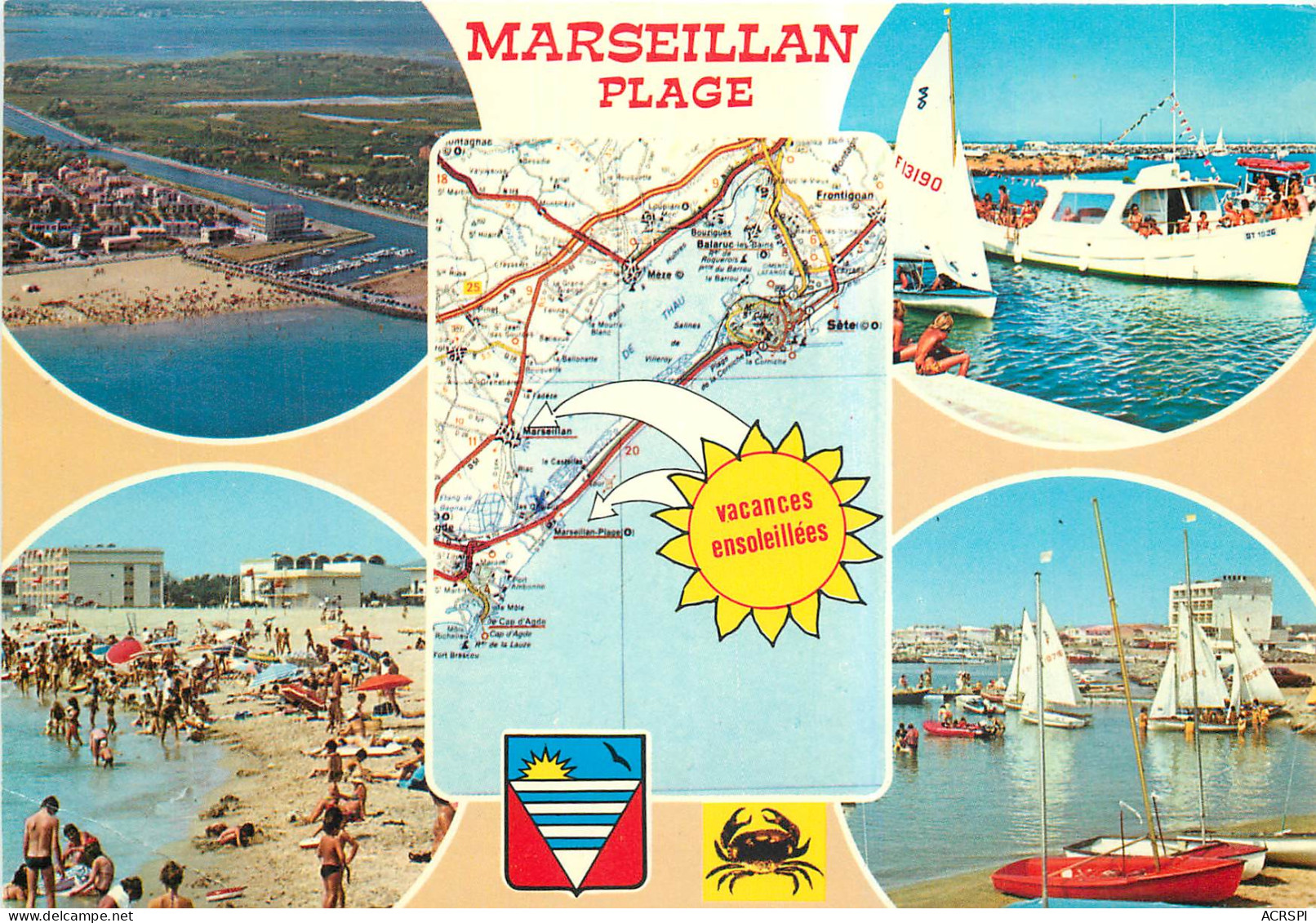 34 Marseillan Plage     Multivue  Vacances Ensoleillées     N° 45 \MM5026 - Marseillan