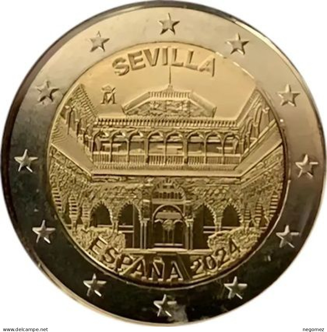 Pièce De 2 Euros Commémorative Espagne 2024 : Cathédrale, Alcazar Et Archives Des Indes De Séville - Spanien