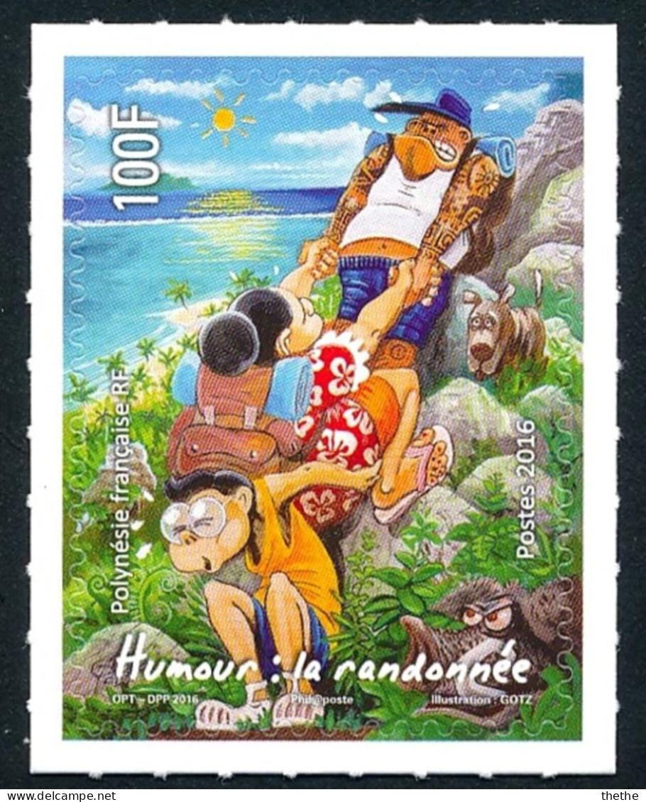 POLYNESIE - Humour : La Randonnée - Unused Stamps