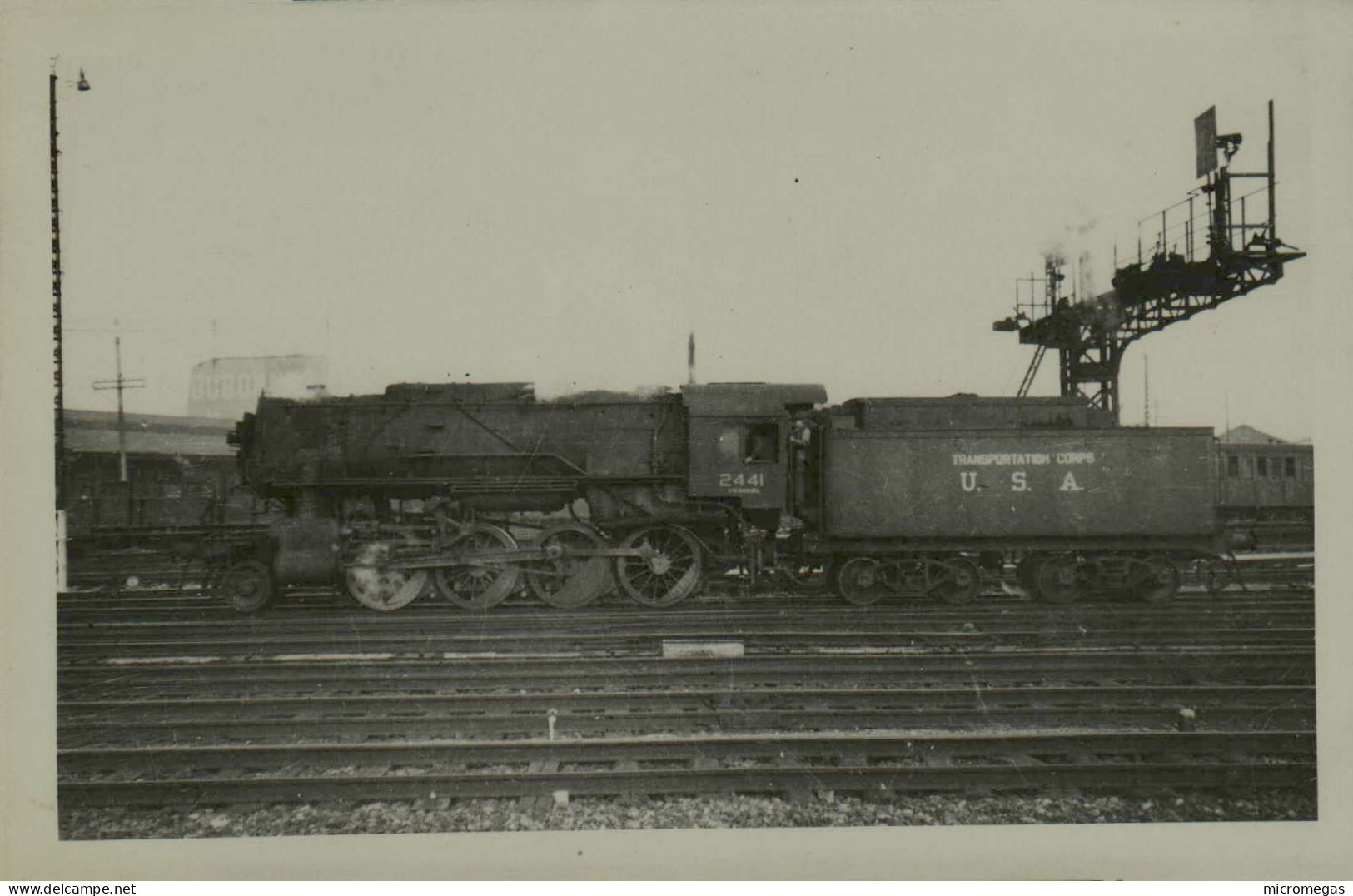 Reproduction - Locomotive 2441, Philadelphia Corps U.S.A. - Batignolles 1945 - Trains